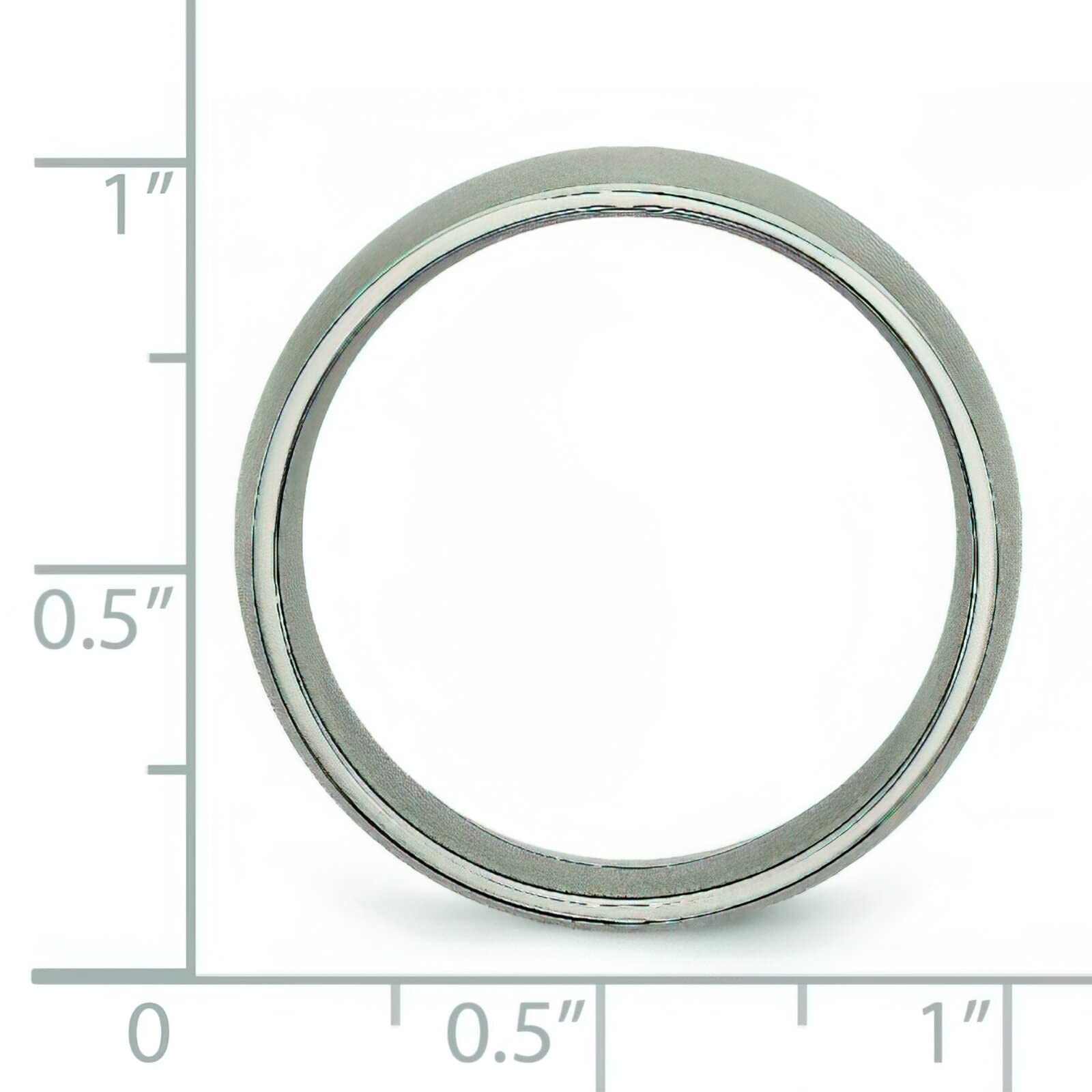 7mm Brushed Titanium Men's Wedding Ring Band - Size 10 - Durable & Comfortable for Everyday Wear, Anniversary Gifts & Special Occasions