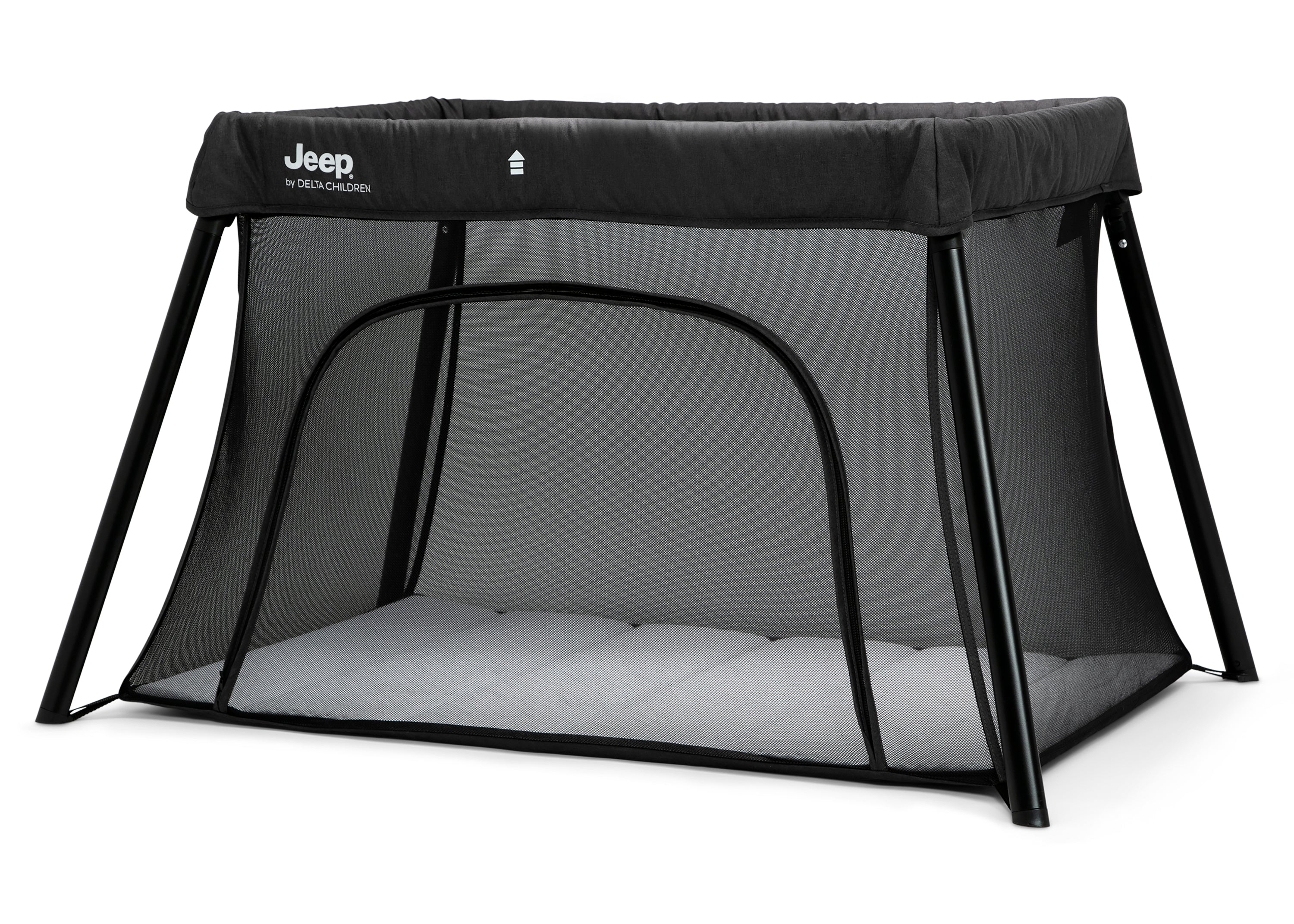 Horizon Compact Travel 2-in-1 Play Yard & Bassinet for Babies - Portable Crib with Canopy for Nursery, Travel, and Outdoor Use