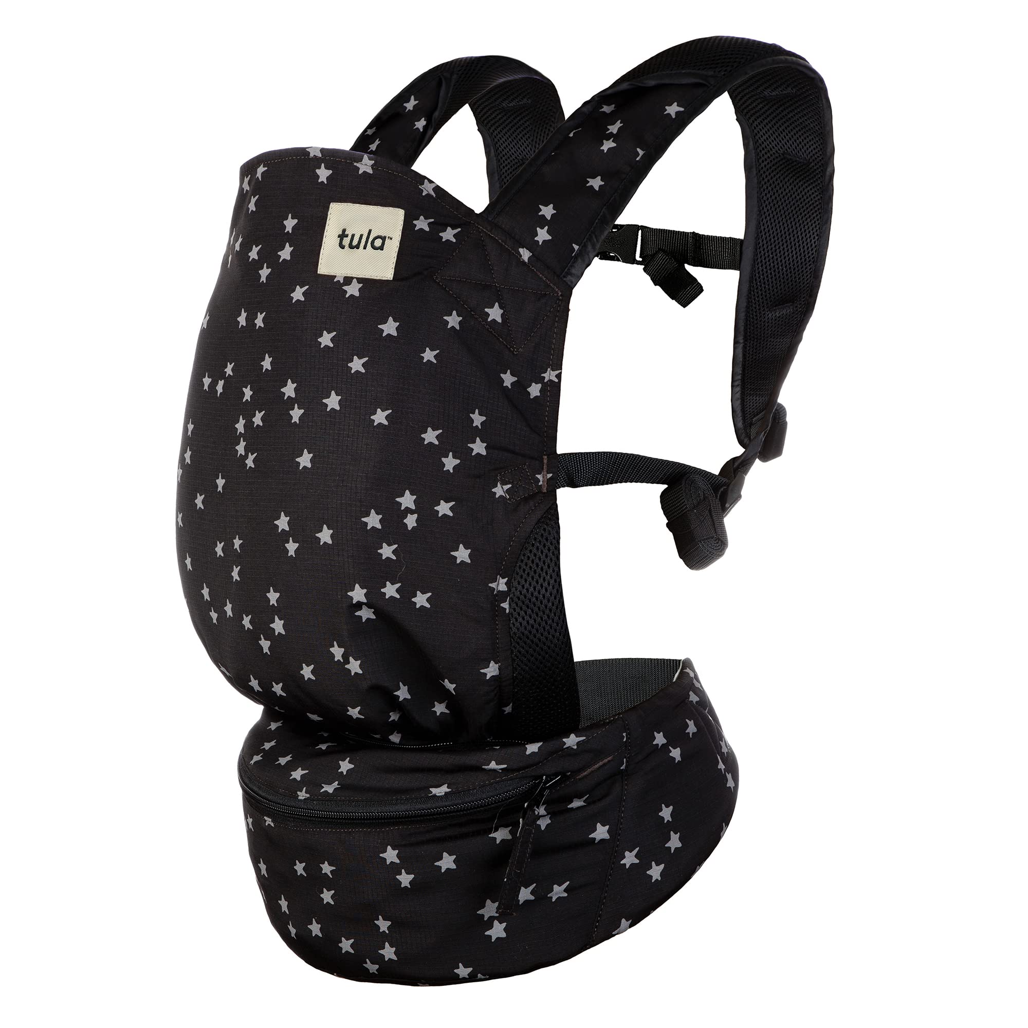 Tula Lite Compact Baby Carrier - Ultra Lightweight & Ergonomic Infant Carrier for Travel (12-30 lbs) - Multiple Carrying Positions with Convenient Storage Pouch - Perfect for Hiking, Shopping & Airplane Travel