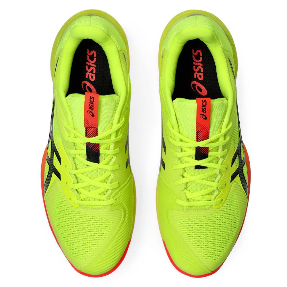 ASICS Solution Speed FF 3 Paris Edition Men's Tennis Shoes - Lightweight Performance Court Shoes for Competitive Play (Safety Yellow/Black) | Ideal for Hard Court Matches & Training Sessions