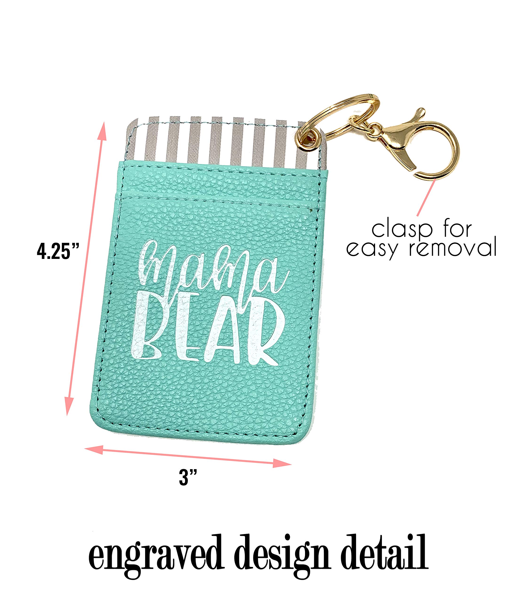 Brooke & Jess Designs Cute Keychain Wallets for Women - Fashionable Mini Wallet with Key Ring, Perfect Gift for Mother's Day, Birthday, Anniversary | Ideal for Everyday Use, Travel & Key Organization