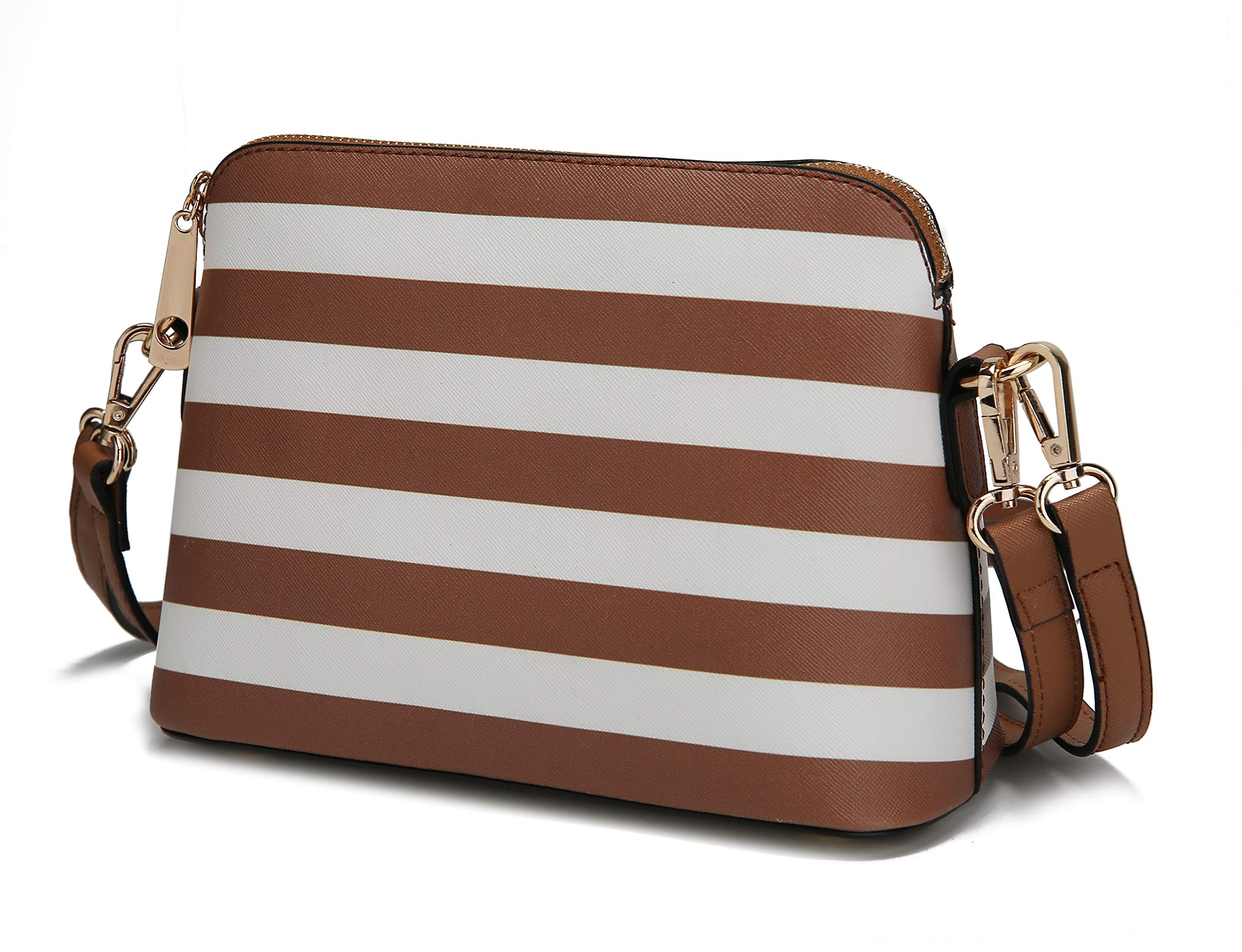 MKF Women's Crossbody Bag - Stylish PU Leather Handbag with Adjustable Strap, Designer Shoulder Messenger Purse for Everyday Use | Perfect for Work, Travel & Shopping