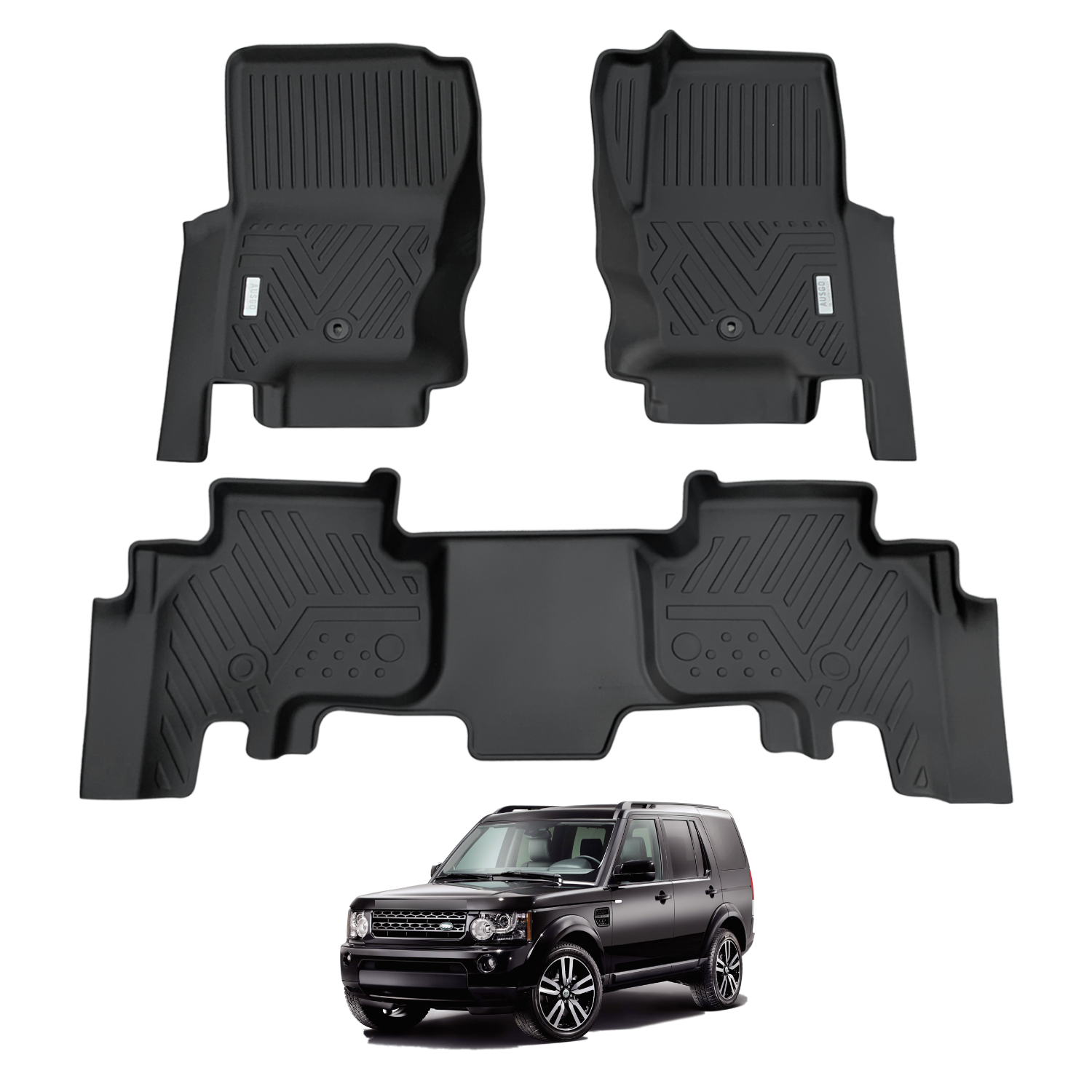 5D Custom Fit Car Floor Mats for Land Rover Discovery 3 & 4 (2004-2017) - All-Weather Protection, Easy to Clean, Perfect for Off-Roading & Family Road Trips