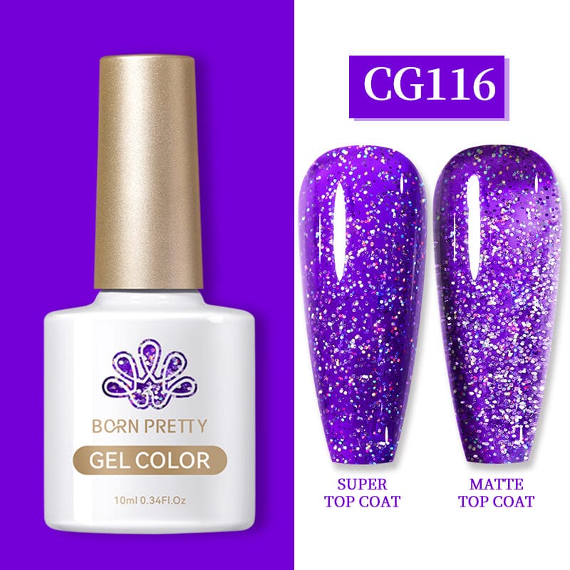 Purple Series Gel Nail Polish 10ml - Long-Lasting UV/LED Soak Off Gel for Manicures & Pedicures - Perfect for Nail Salons & DIY Home Nail Art