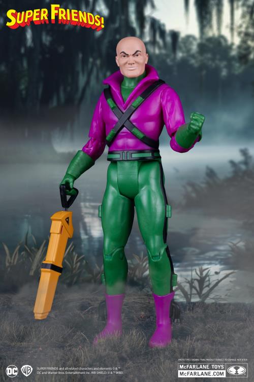 DC Super Friends Retro Lex Luthor Action Figure - Classic 8-Inch Collectible Toy for Display & Play - Perfect for DC Comics Fans, Collectors & Superhero Battles