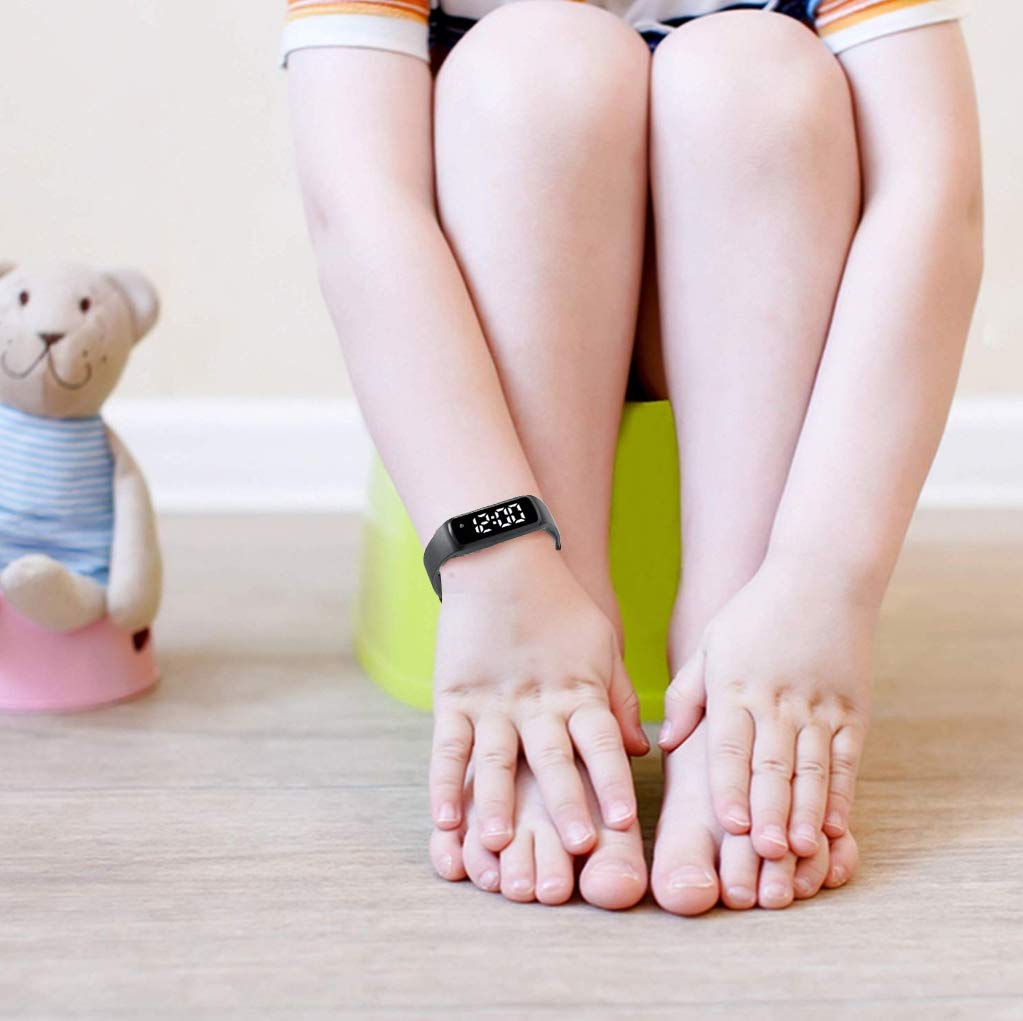 Potty Training Watch for Kids - Silent Vibrating Alarm Timer with 12 Daily Reminders - Waterproof Toilet Training Watch for Boys & Girls - Perfect for Autism, ADHD and Special Needs Children (Home, School & Travel Use)