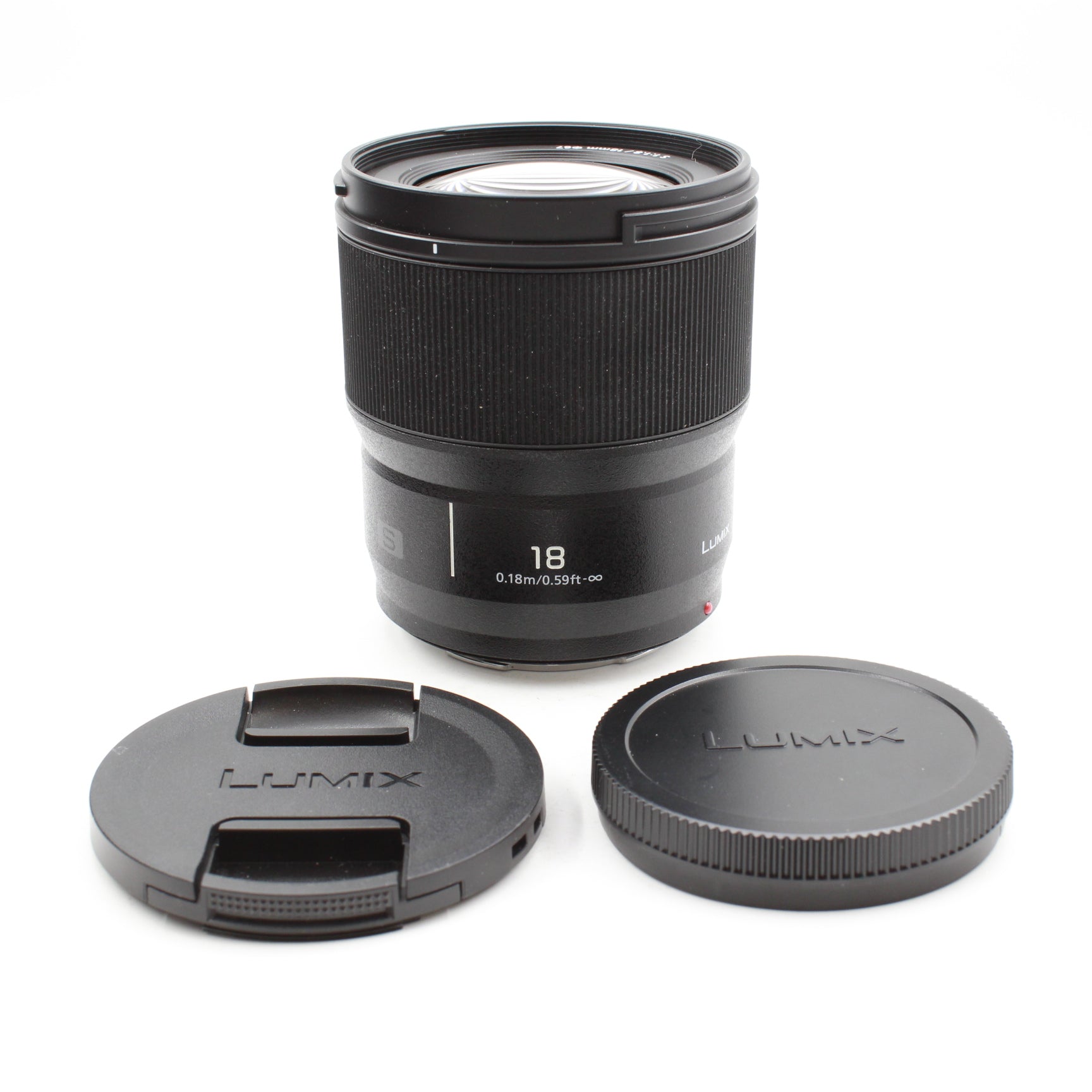 Panasonic Lumix S 18mm f/1.8 Lens (Leica L Mount) - Open Box Excellent Condition | Wide-Angle Prime Lens for Portrait & Landscape Photography