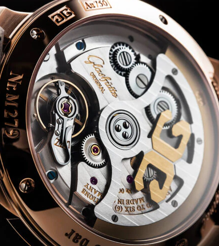 Glashutte Original Senator Excellence Red Gold Men's Watch - Luxury Automatic Timepiece for Business & Formal Occasions