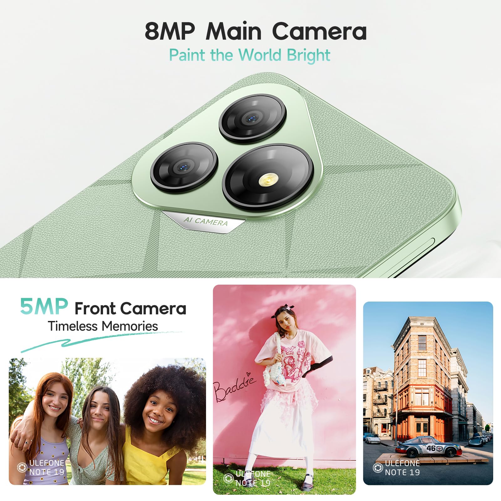Ulefone Note 19 Unlocked Smartphone - 6.56