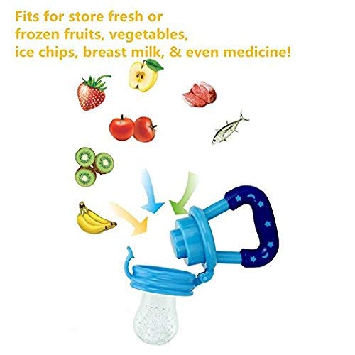 Best Baby Fruit Feeder Bag for Toddlers & Kids - Safe & Reusable Mesh Feeder for Teething, Snacks & Healthy Eating - Perfect for On-the-Go, Travel & Home Use