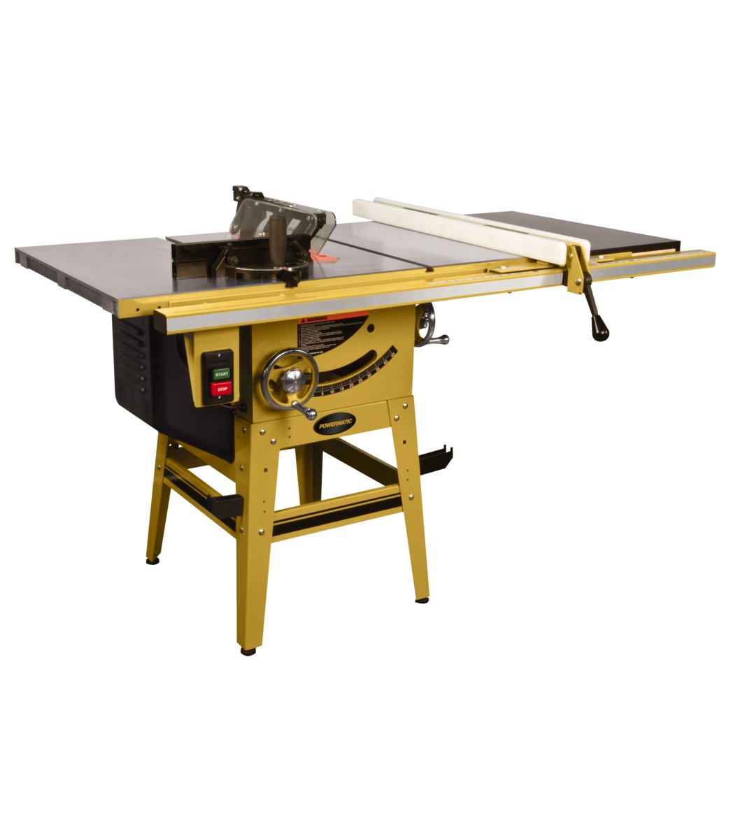 64B 1.75 HP 115/230V Table Saw with 30-Inch Fence & Riving Knife - Perfect for Woodworking, DIY Projects, and Professional Carpentry