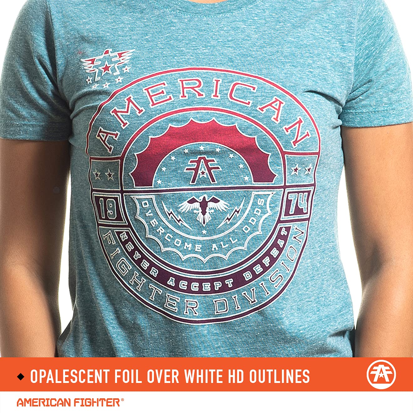 American Fighter Women's Short Sleeve T-Shirts | Comfortable Cotton Tees for Casual Wear & Street Style