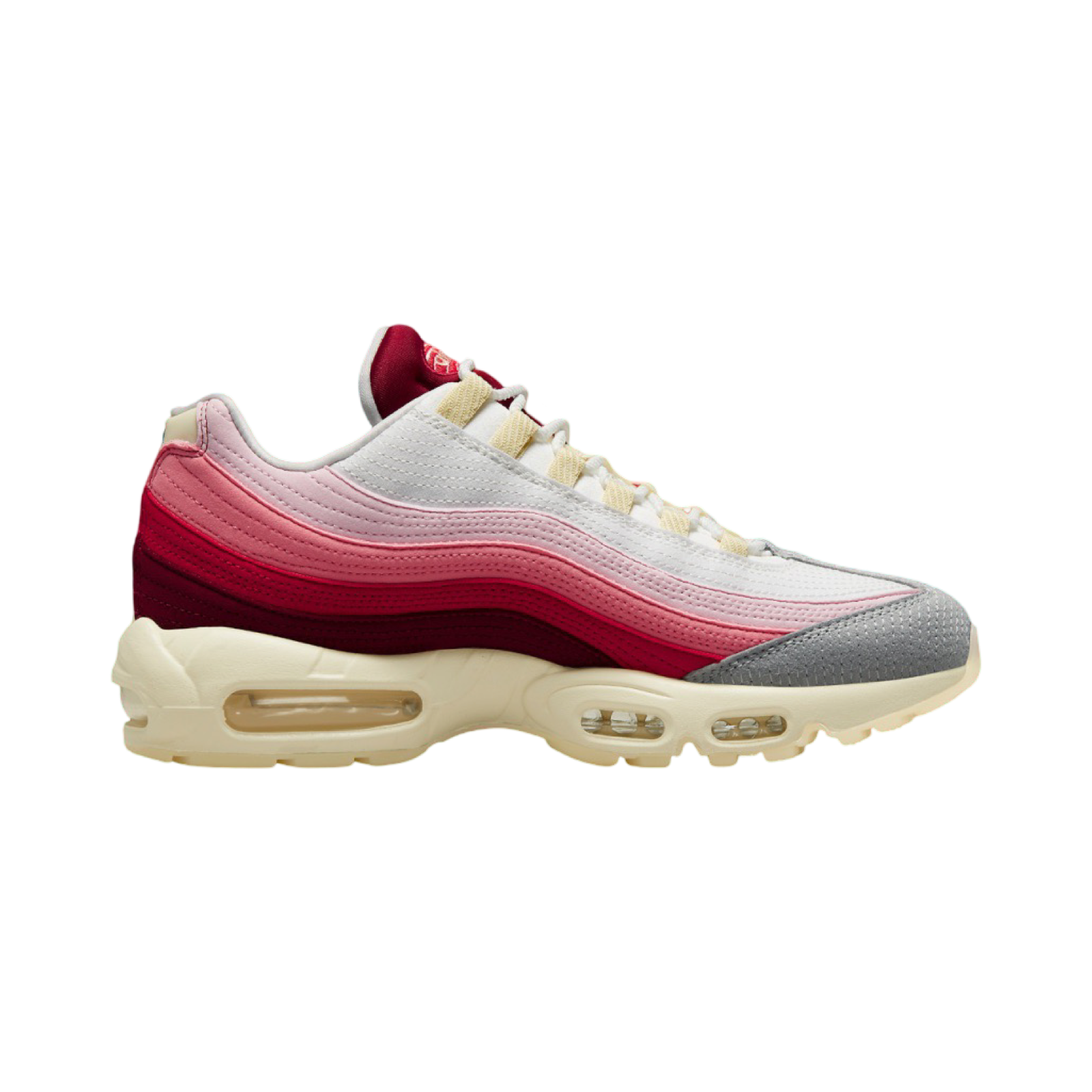 Nike Air Max 95 QS Sneakers - Team Red/Summit White Running Shoes for Men | Comfortable Athletic Shoes for Jogging, Gym Workouts & Casual Wear