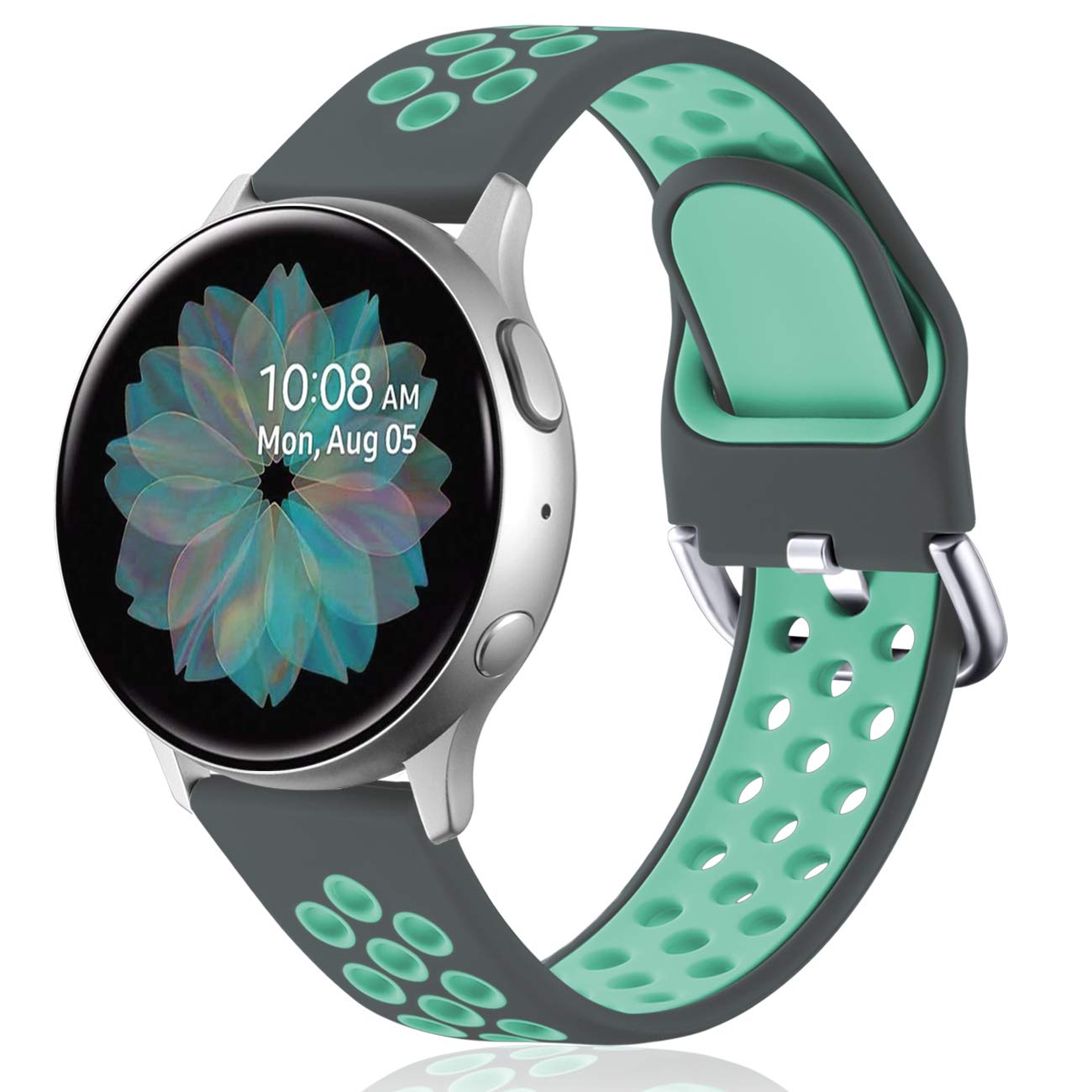 Samsung Watch 5 Bands 20mm - Silicone Sport Strap for Galaxy Watch 5 Pro/Active 2 - Gym & Outdoor Use