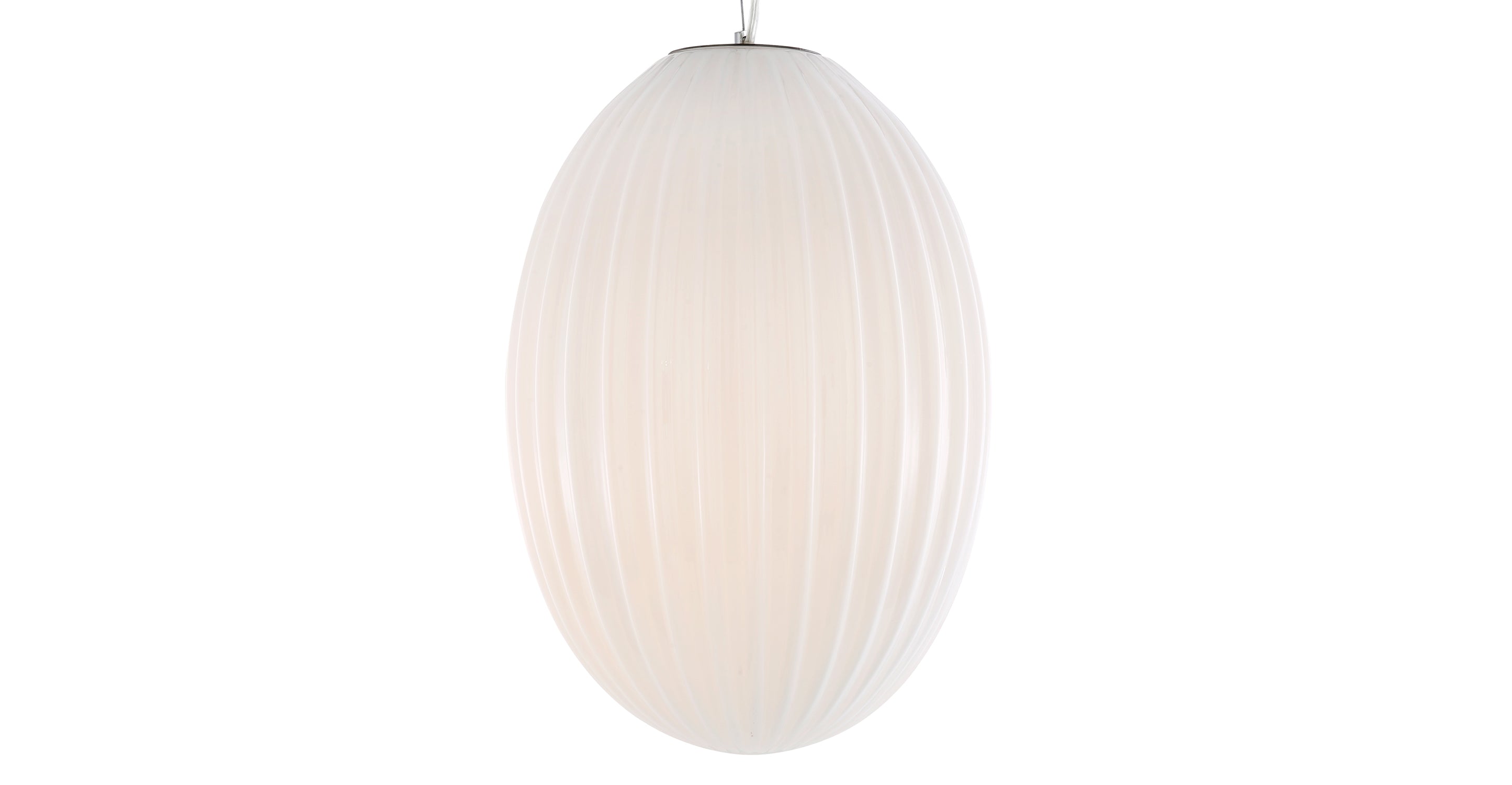 Opal 12 Glass Pendant Light - Elegant White Frosted Glass Shade for Dining Room, Kitchen Island & Bedroom Lighting