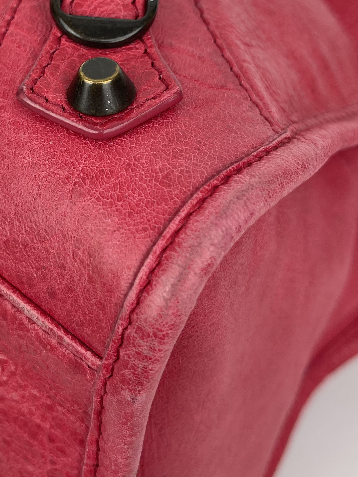 Balenciaga Medium Pink City Bag - Luxury Leather Handbag for Women | Perfect for Everyday Use, Work & Travel