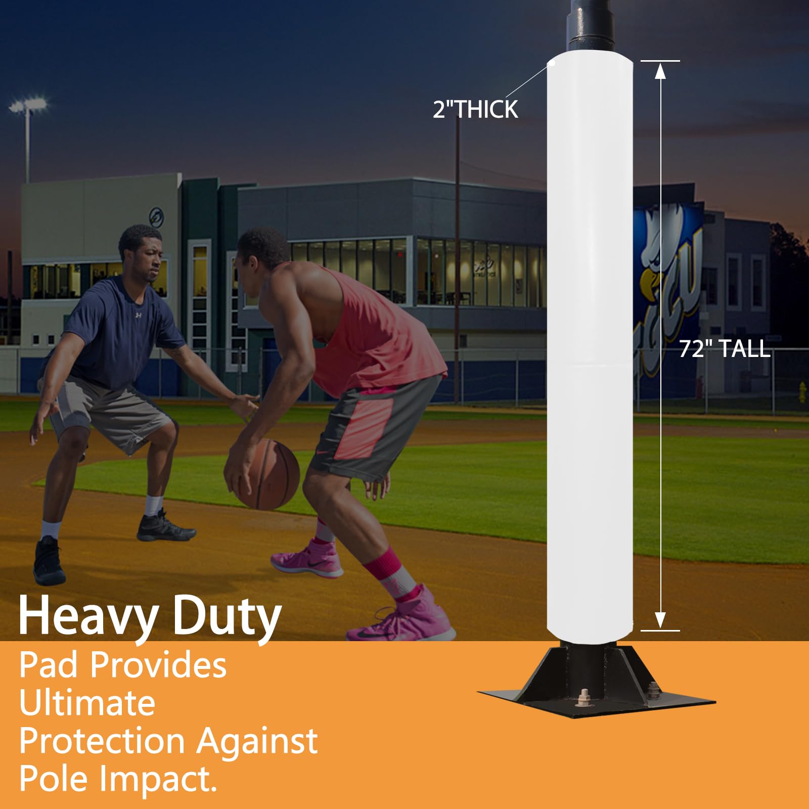 Premium Basketball Pole Pads - Heavy Duty 2