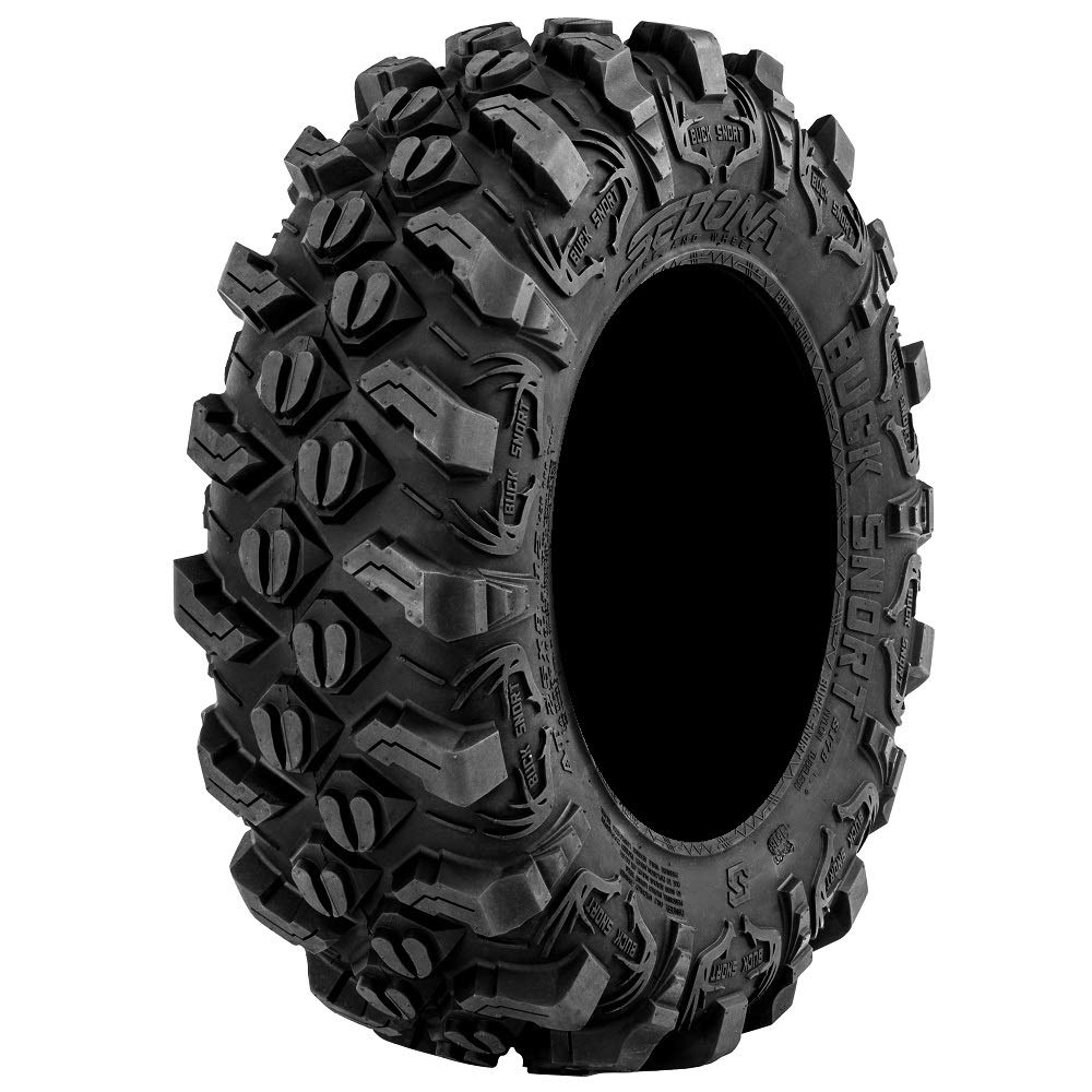 Sedona Buck Snort 25x8-12 (6ply) ATV Tires - Pair of 2 All-Terrain Off-Road Tires for ATV, UTV & Quad Vehicles - Perfect for Mud, Sand, Trails & Outdoor Adventures