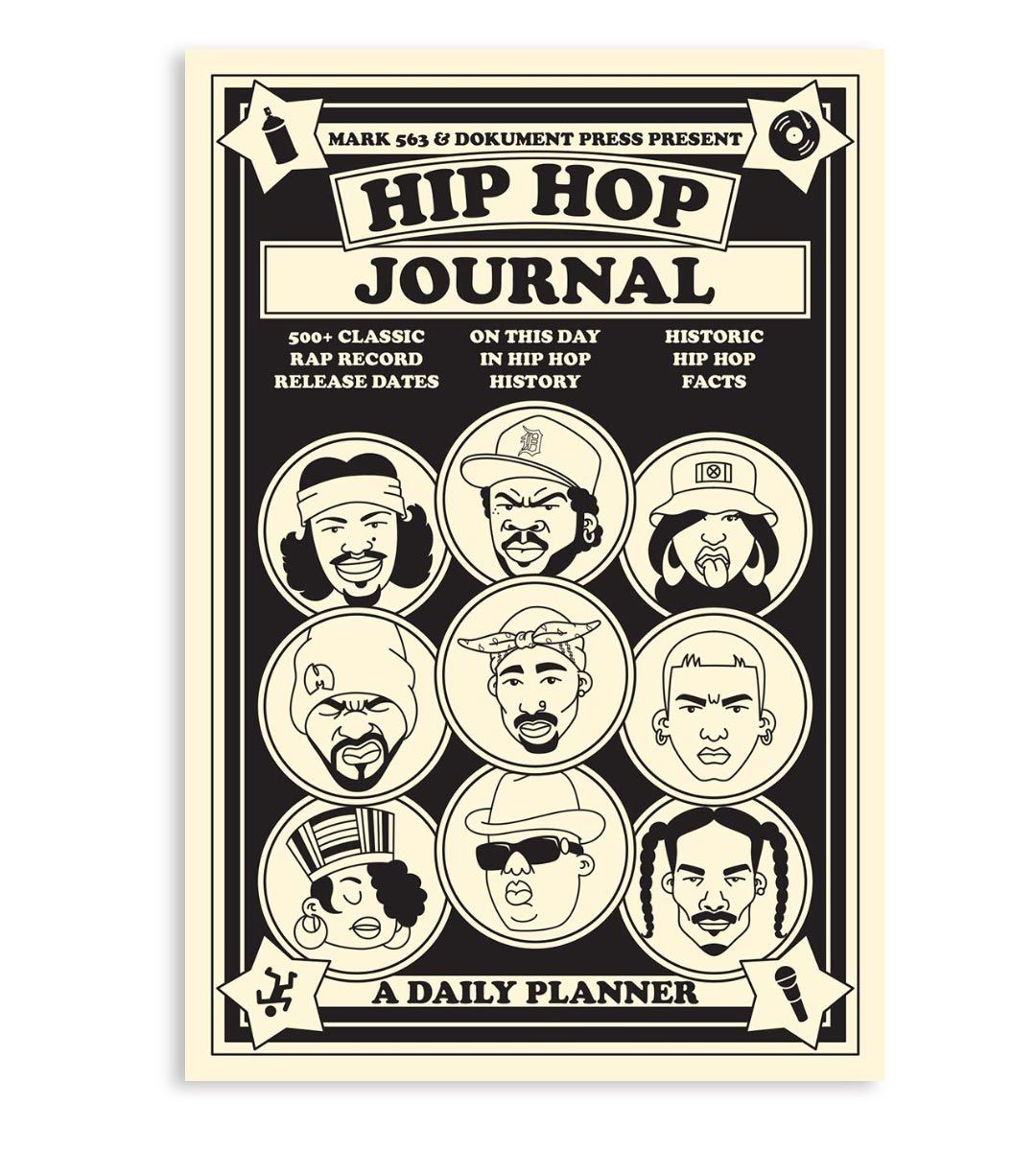Hip Hop Journal Notebook for Rappers & Songwriters - Creative Writing, Lyrics & Music Notes - Perfect for Studio, Freestyle & Street Performances