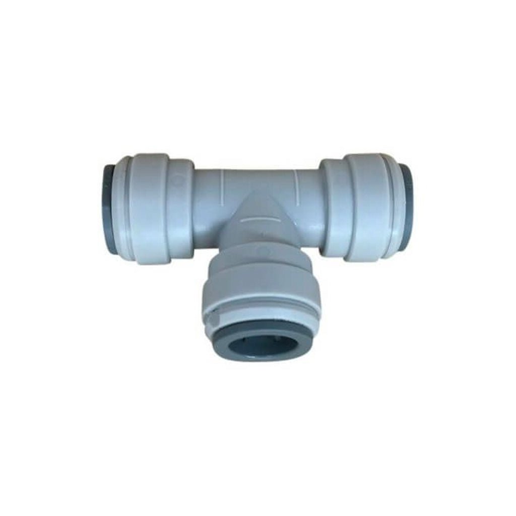 1/2 Inch Kwik Connect Tee Connector for Plastic Tubing - Perfect for Hydroponics, Aquariums & DIY Plumbing Projects
