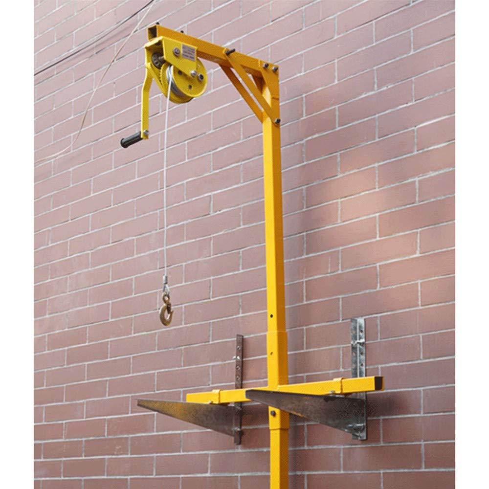 10M Stainless Steel Air Conditioner Installation Lifting Crane Tool - Heavy Duty AC Outdoor Bracket & Lift (32.8ft) for Home & Commercial HVAC Setup