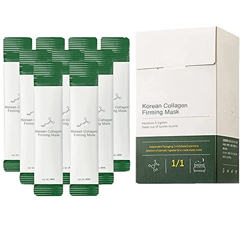 **Korean Collagen Firming Sleeping Mask – Anti-Aging, Moisturizing & Wash-Free Gel Mask for Women & Men | Daily Skincare Routine | 1 Box**    *(Perfect for nighttime hydration, reducing wrinkles, and boosting skin elasticity for a youthful glow!)*