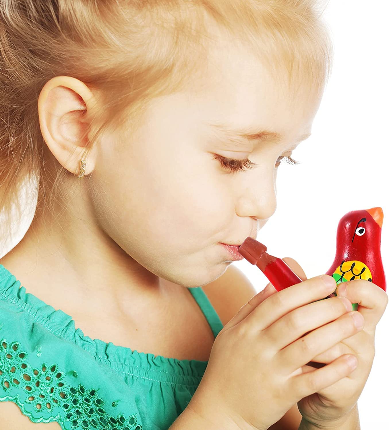 Natural Bird Sound Water Whistle - Clay Bird Whistle Toy (Pack of 3), Pour Water & Blow for Realistic Bird Calls | Perfect Gift for Kids, Bird Lovers & Outdoor Enthusiasts | Great for Camping, Hiking & Nature Exploration