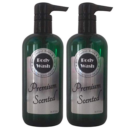 Black Canyon Creamy Vanilla Hazelnut Scented Body Wash - 16 Oz (2 Pack) - Moisturizing & Luxurious Shower Gel for Dry Skin - Perfect for Daily Use & Gift Sets