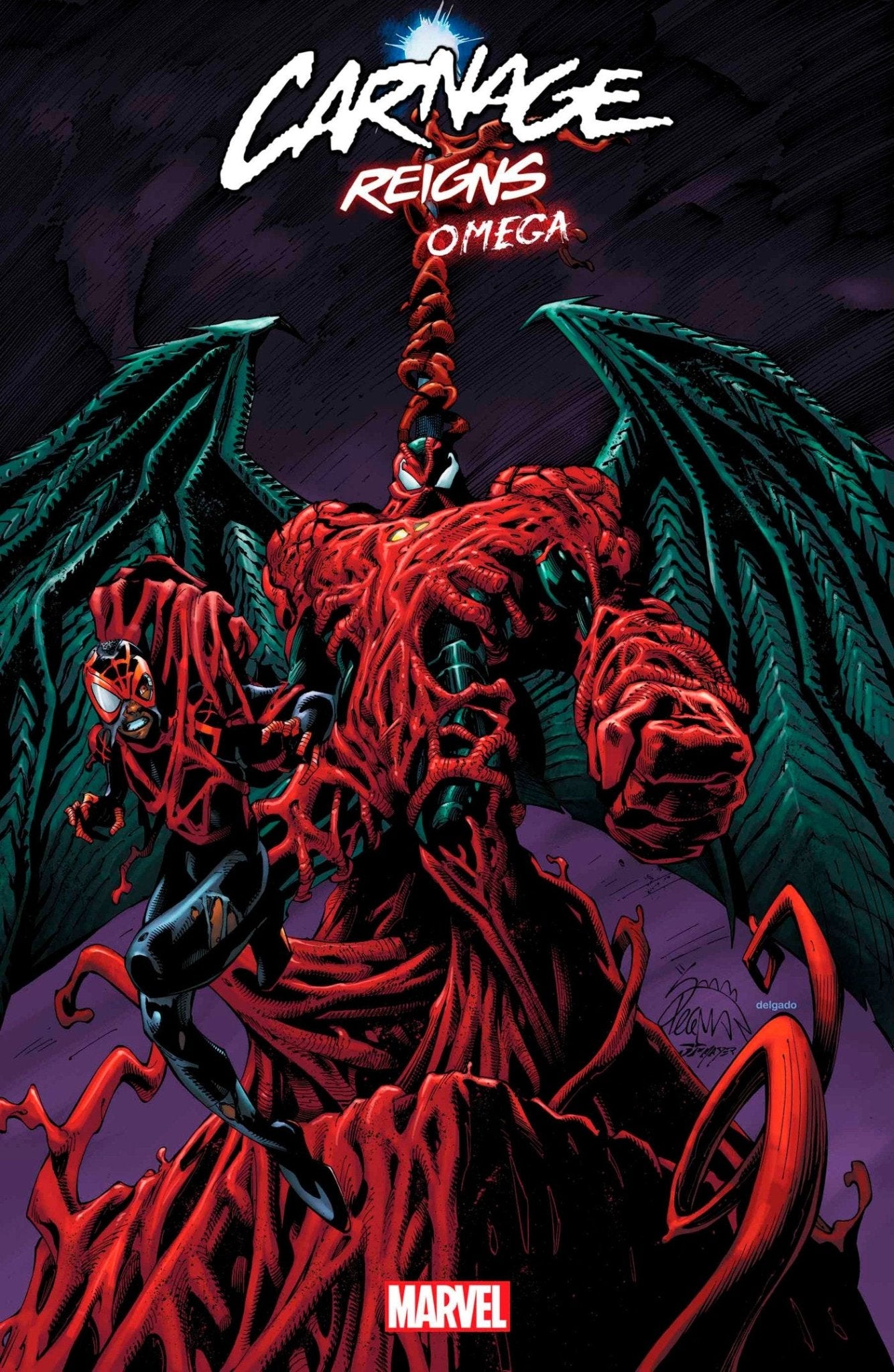 Carnage Reigns Omega 1 - Premium Collectible Action Figure for Marvel Fans | Perfect for Display, Cosplay & Comic Book Collections