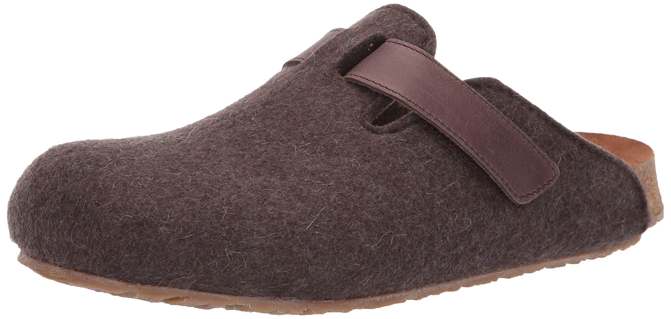 HAFLINGER Unisex Bio Kurt Velcro Felt Slippers - Comfortable Wool House Shoes for Men & Women - Perfect for Indoor, Lounge & Spa Use
