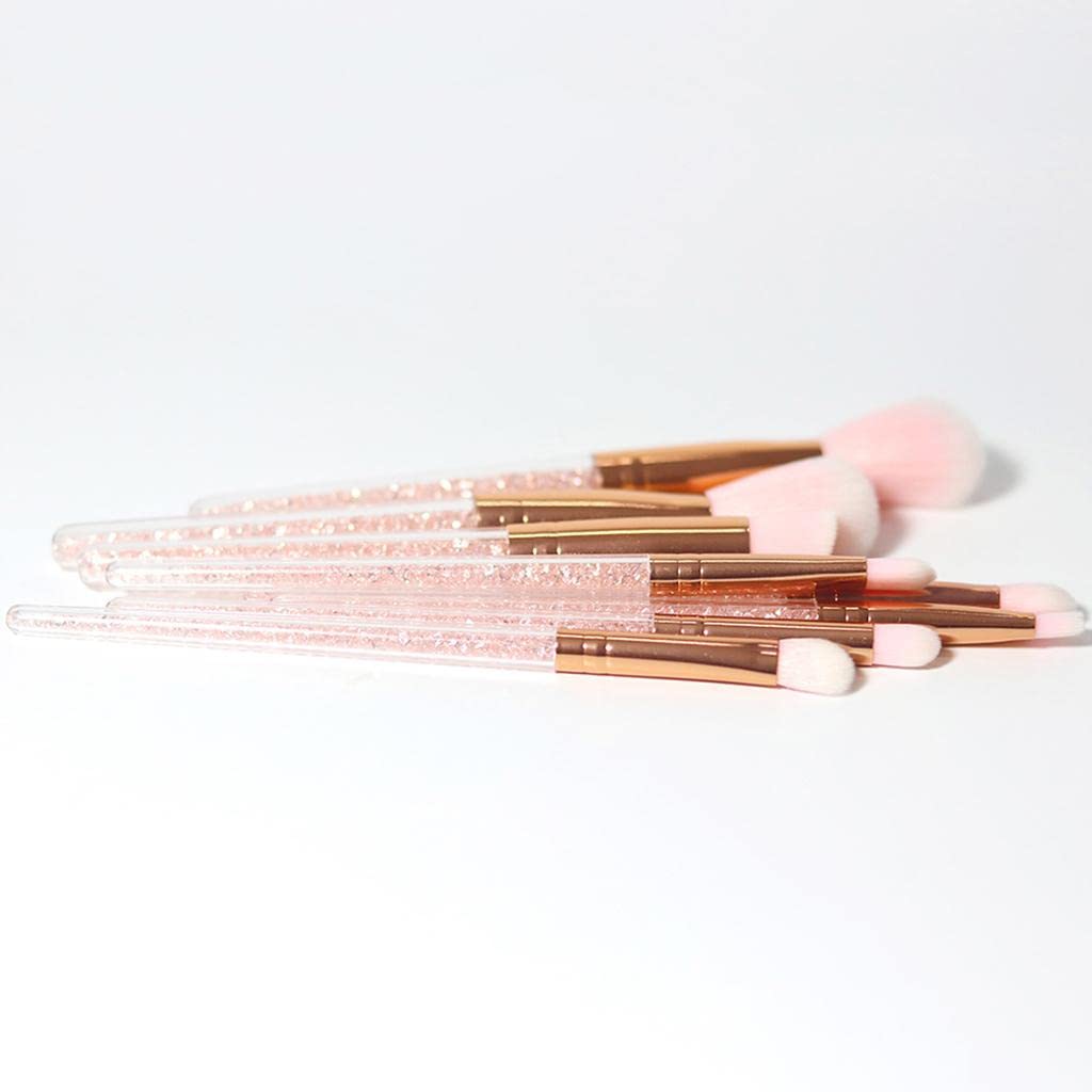 Losa 8-Piece Professional Makeup Brush Set for Eyeshadow, Eyeliner & Eyebrow - Perfect for Contouring, Blending & Daily Makeup Application