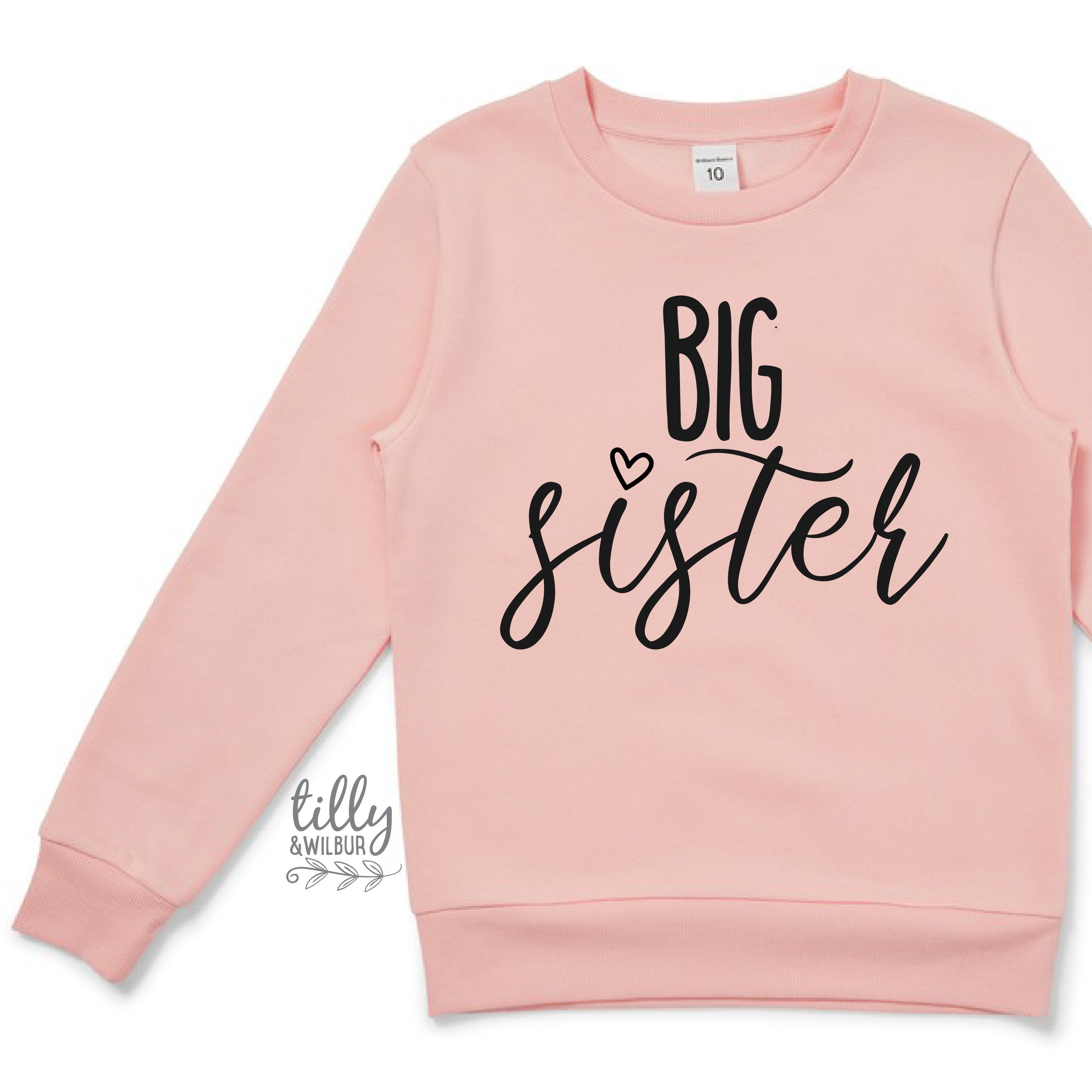 Big Sister Jumper - Cute Matching Sister Outfits for Family Photos & Special Occasions