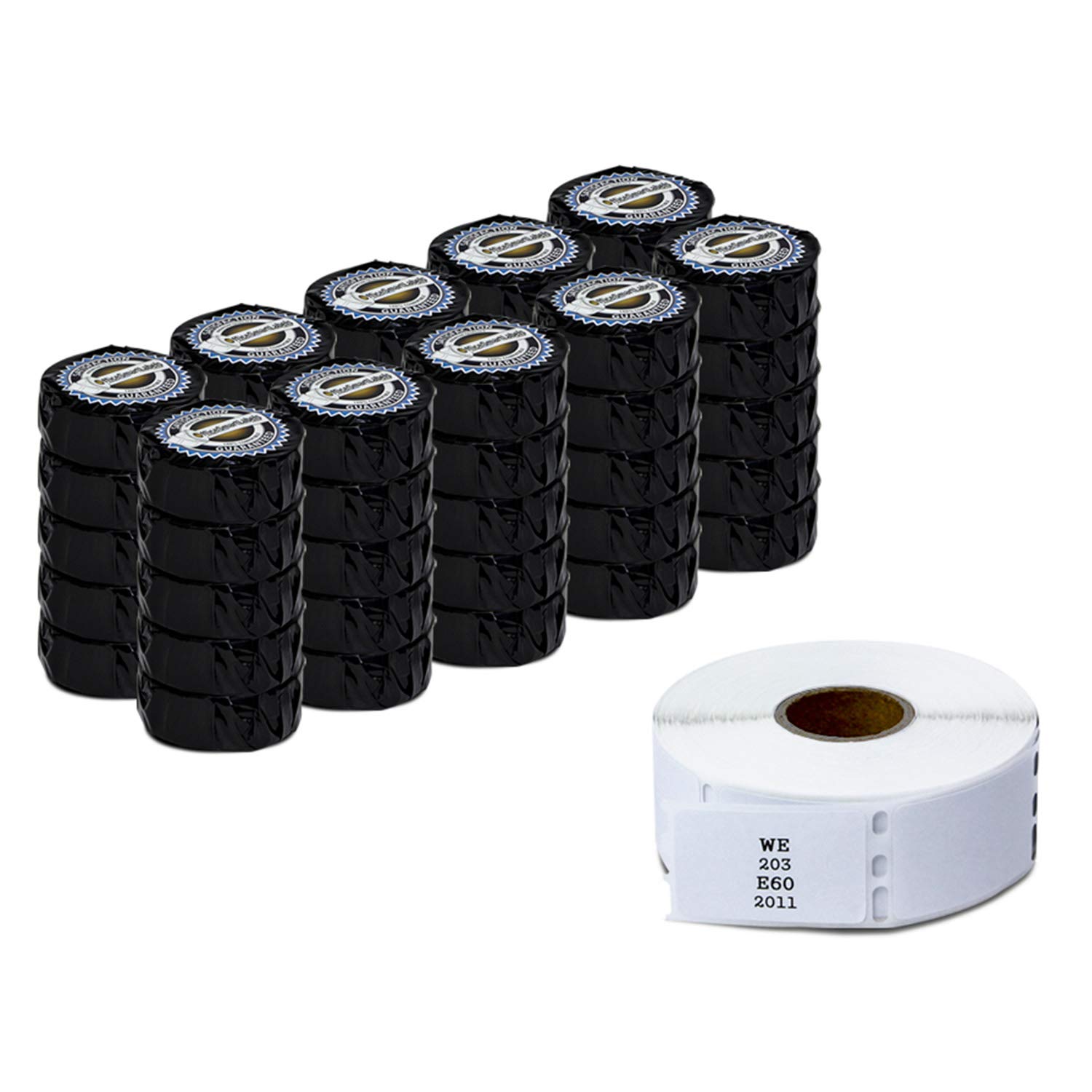 OfficeSmartLabels 1 x 1.5 Inch Book Spine Labels - 50 Rolls (750 Labels Per Roll) - Compatible with Avery 30347 - Perfect for Library, Office & School Organization