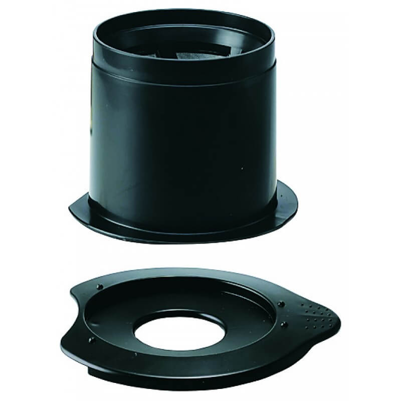 Hario Cafeor Metal Filter Dripper - Black Coffee Pour Over Cone for Home & Office Brewing | Perfect for V60, Chemex & French Press Style Coffee Makers