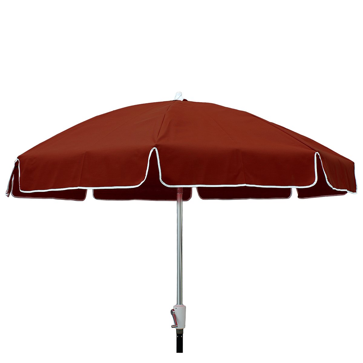 7.5 Ft. Outdoor Patio Umbrella - Sunbrella Fabric, Made in USA, Terracotta Color - Perfect for Garden, Poolside & Backyard Relaxation