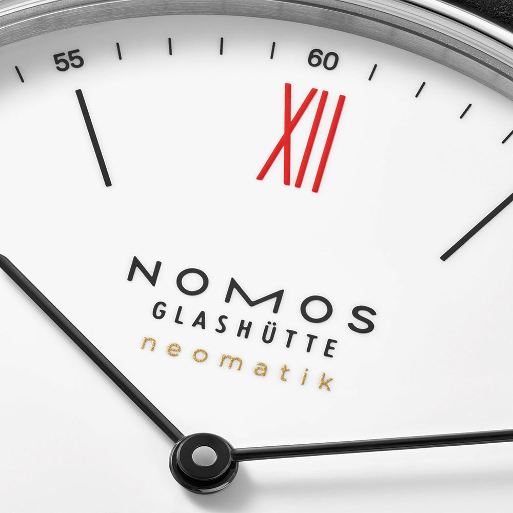 Ludwig Neomatik 39mm White Dial Watch with Strap – Perfect for Doctors Without Borders & Professional Use