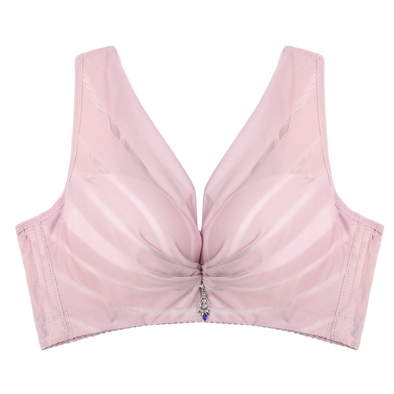 Plus Size Women's Lace Push Up Bra with Floral Underwire - Soft Cup Everyday & Sports Bra - Comfortable Support for Daily Wear, Workout & Special Occasions