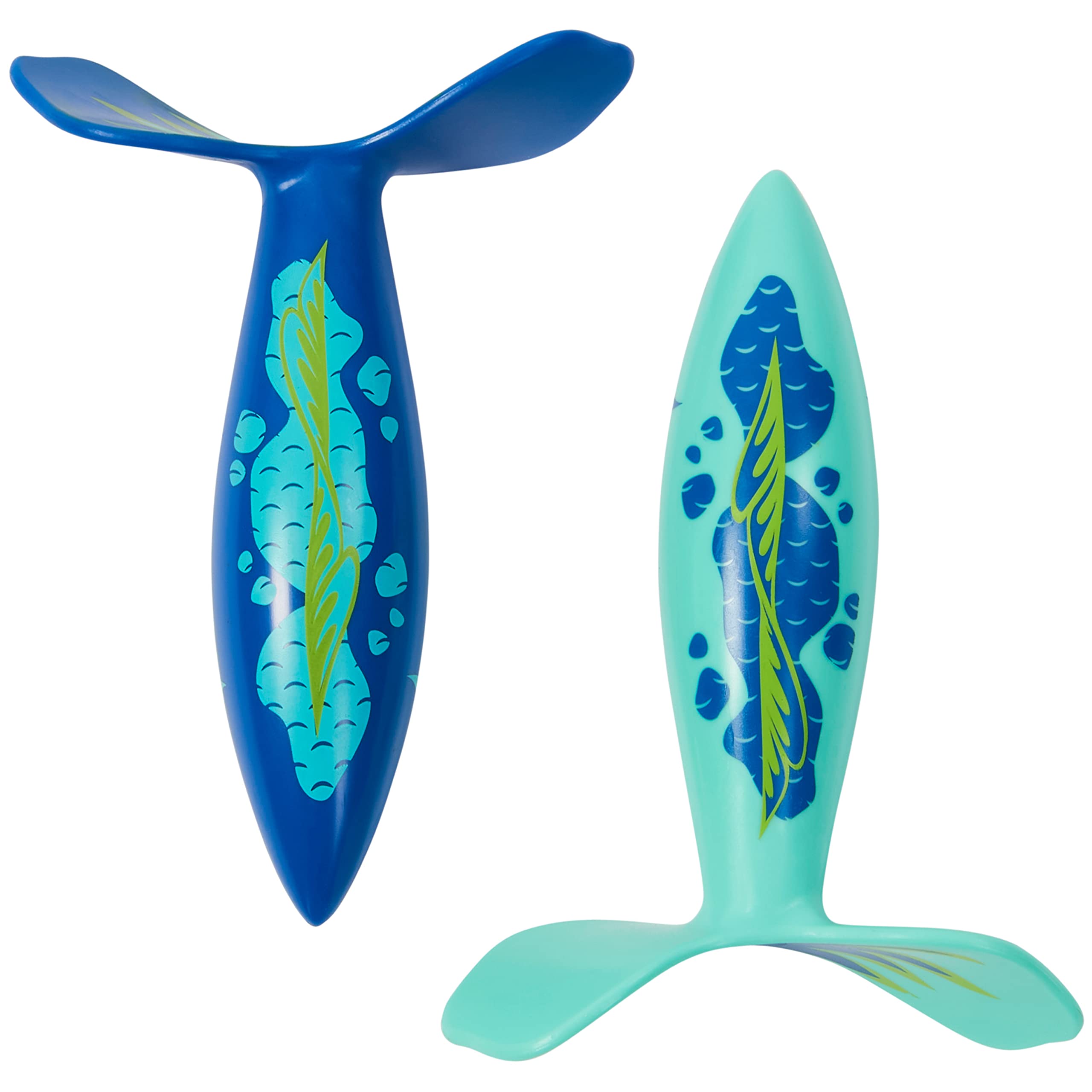 SwimWays Swirl Divers Kids Fish-Shaped Pool Diving Toys (2 Pack) - Fun Bath & Pool Party Supplies for Children Ages 5+ | Perfect for Summer Swimming, Backyard Pool Games & Birthday Party Favors
