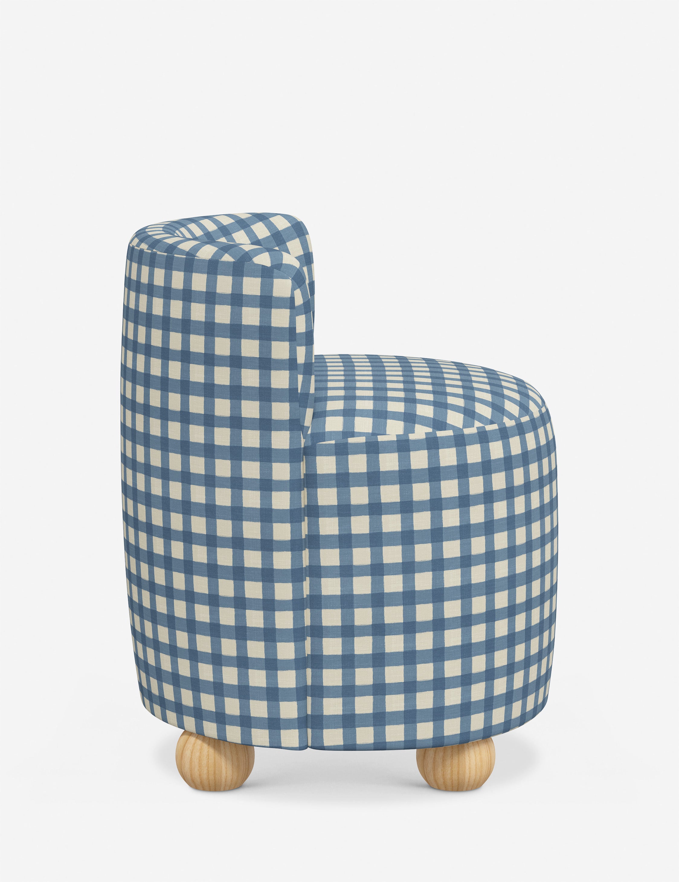 Fernsby Modern Accent Chair - Mid Century Style Upholstered Lounge Chair for Living Room, Bedroom, Office - Comfortable Reading Chair with Wooden Legs & Soft Fabric