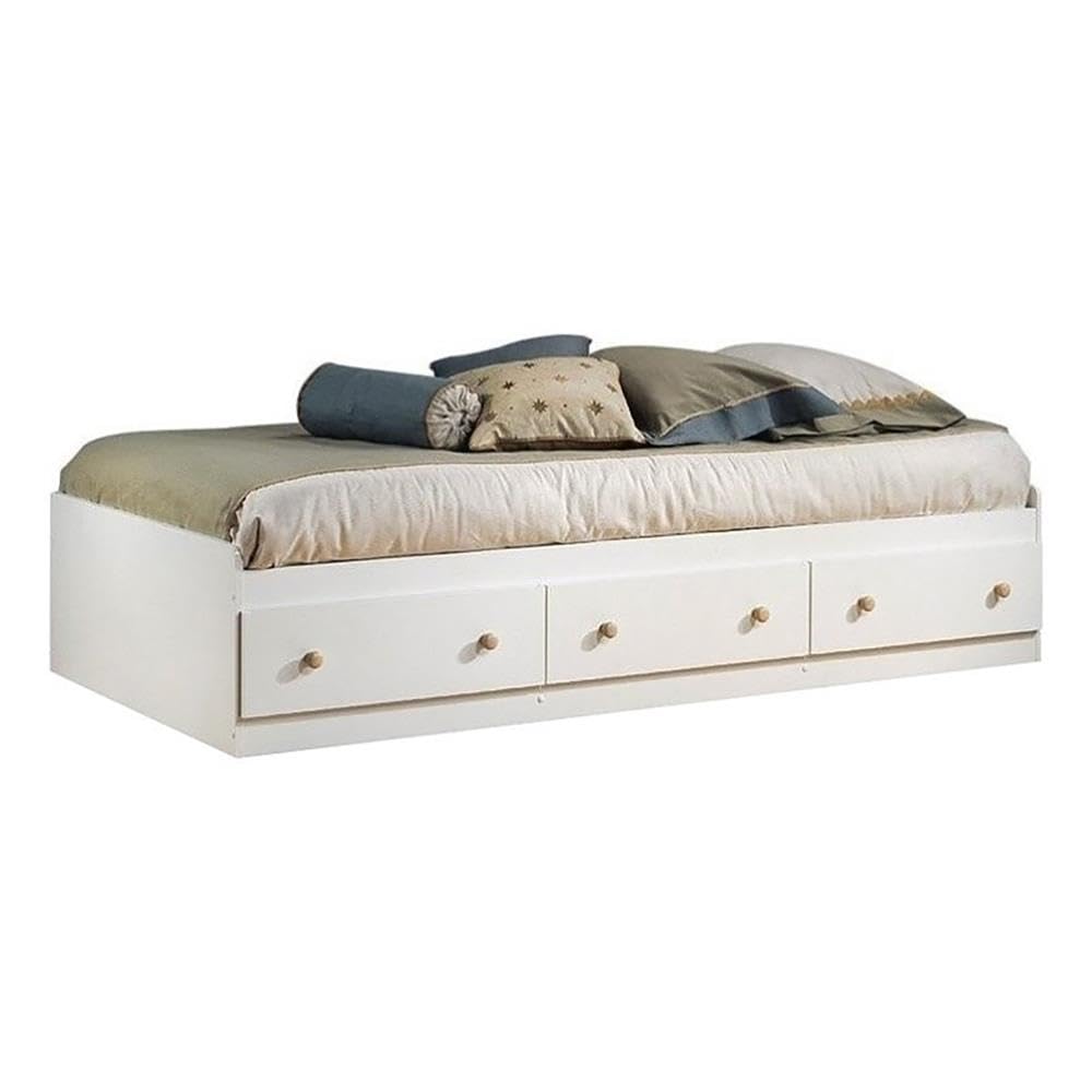 Rosebery Full Size Kids Platform Bed with 3 Drawers & Wood Slats - No Box Spring Needed for Cozy Bedrooms