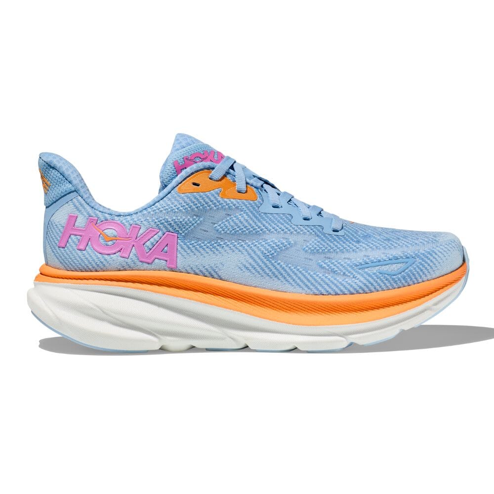 Hoka Women's Clifton 9 Running Shoes - Lightweight Cushioned Sneakers for Road Running, Jogging & Gym Workouts | Perfect for Marathon Training & Everyday Comfort