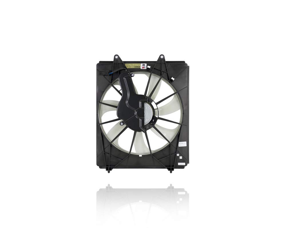 A/C Condenser Fan Assembly Compatible with 2011-2020 Honda Odyssey 3.5L V6 - Left Side - Replacement for TO3115199 & 386165MRA01 - Direct Cooling System Part - Perfect for Summer AC Repair & Maintenance