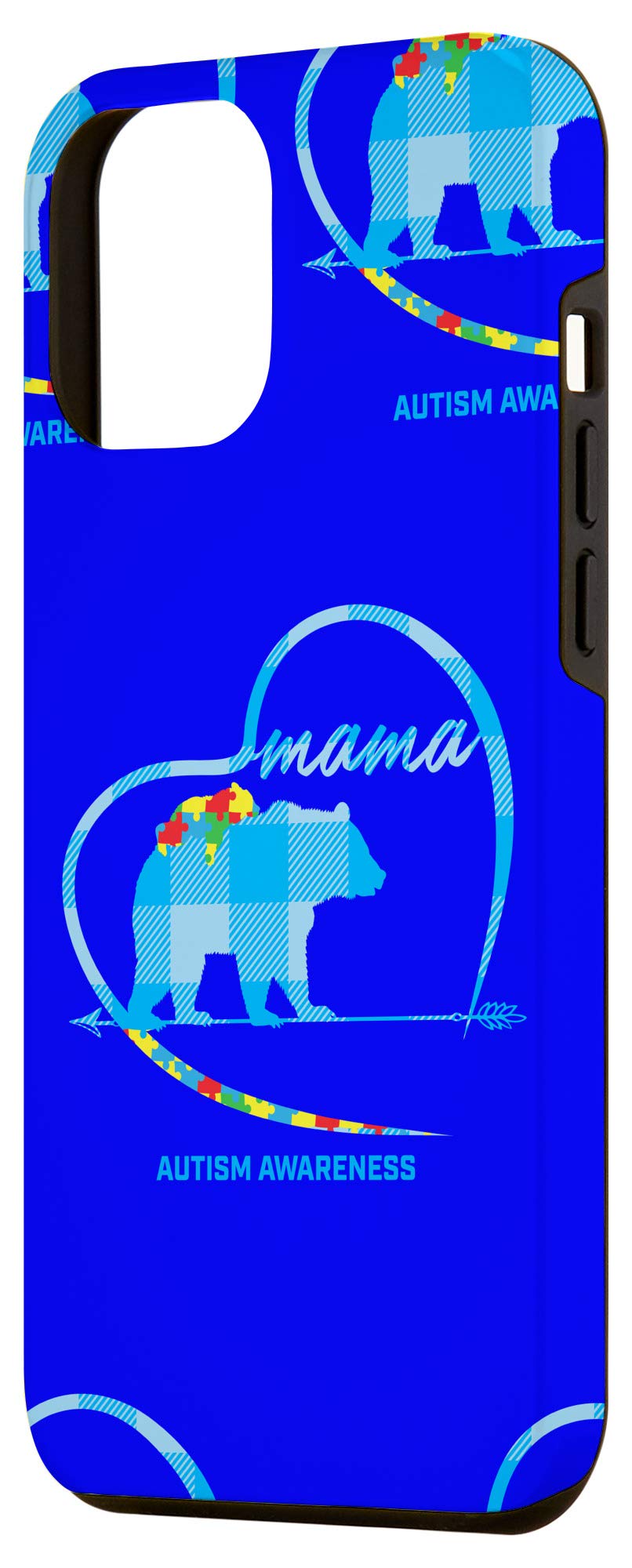 iPhone 12 Pro Max Autism Awareness Phone Case - Puzzle Piece Design for Autism Moms | Durable Protective Cover for Daily Use & Special Needs Support