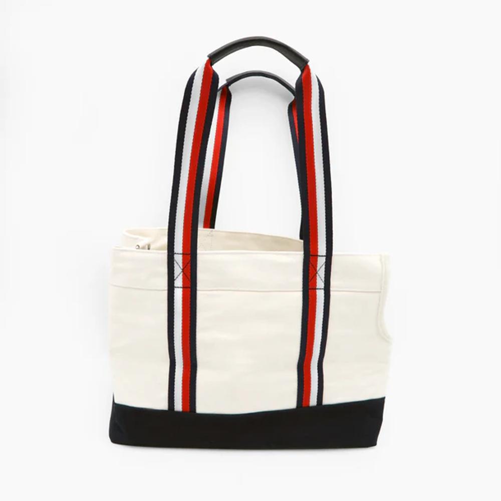 Durable Pet Canvas Tote Bag for Dogs & Cats - Eco-Friendly Pet Carrier with Padded Shoulder Strap - Perfect for Vet Visits, Travel & Daily Walks