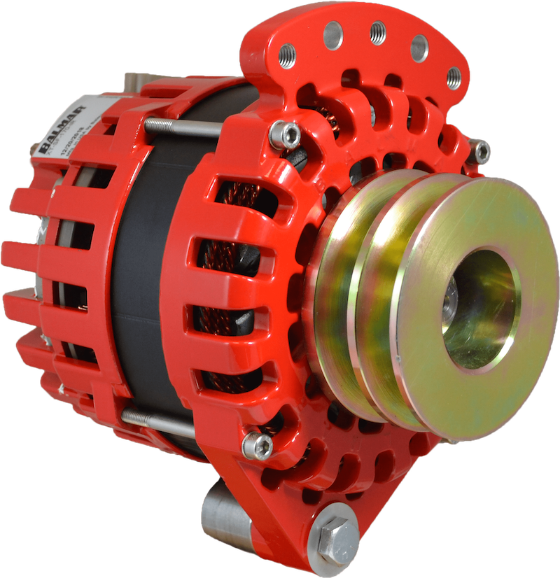 XT SF 24 90 DV Alternator - XT Series 90A 24V Spindle Mount (Single Foot) 1/2in Dual Deep Vee Pulley Case Ground - Perfect for Heavy-Duty Trucks, Agricultural Equipment & Industrial Machinery