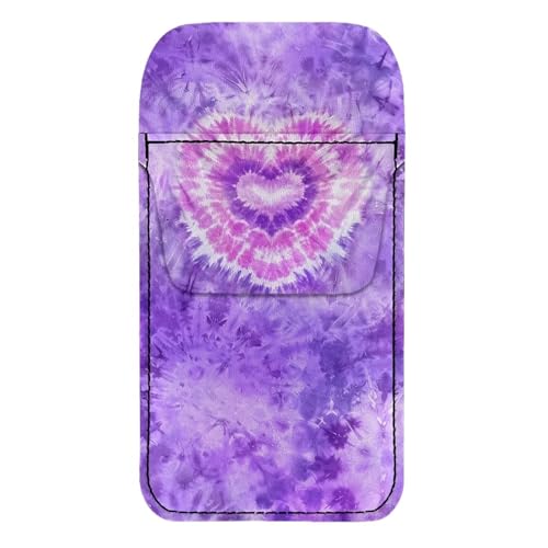 Purple Tie Dye Love Heart