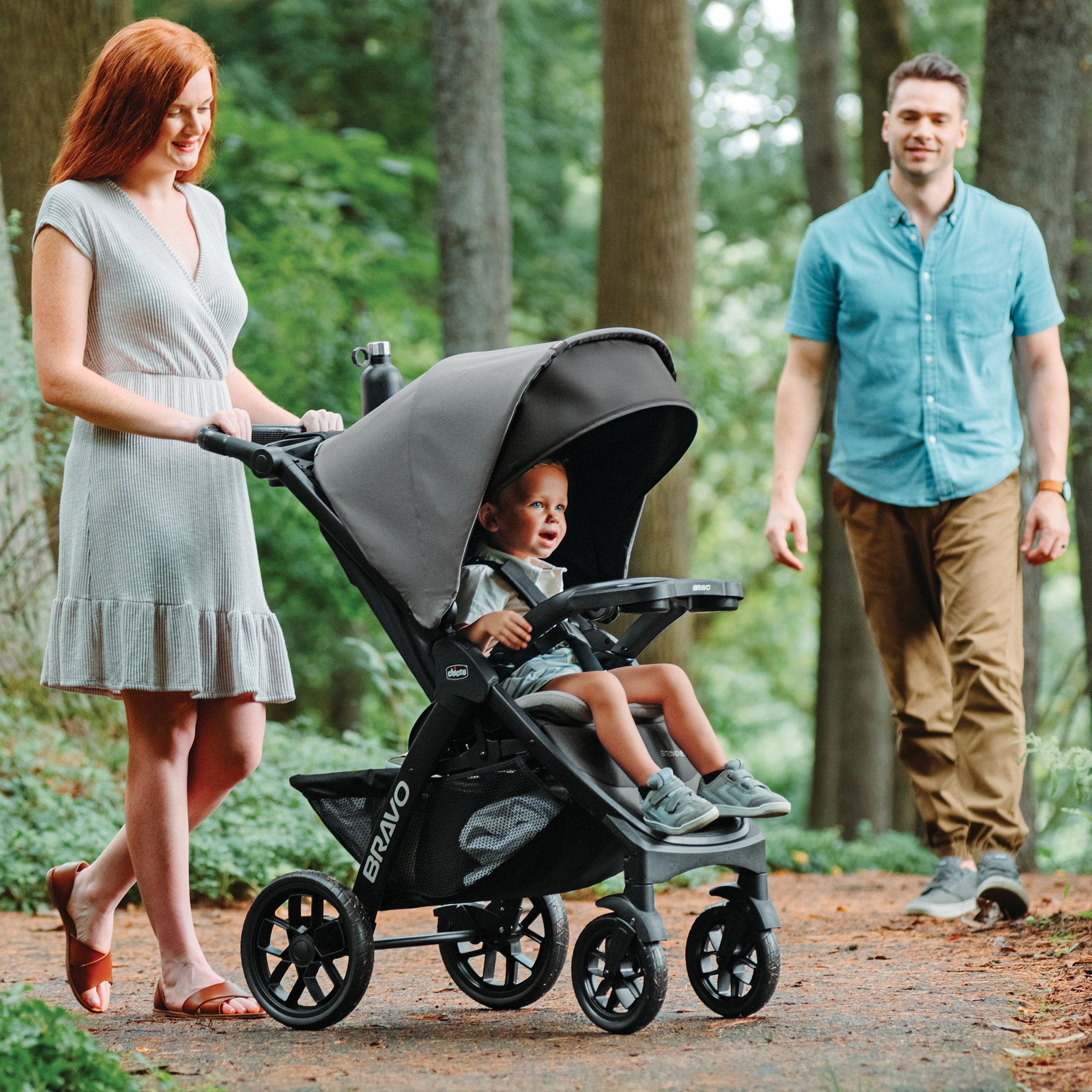 Chicco Bravo LE ClearTex Quick Fold Lightweight Stroller for Babies & Toddlers - Perfect for Travel, Shopping, and Everyday Use