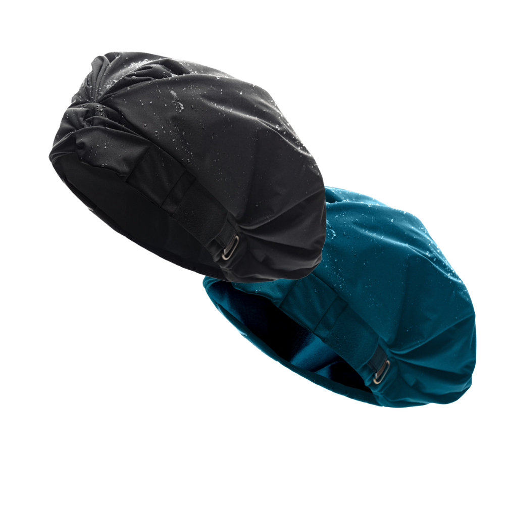 Hairbrella Satin Lined Shower Cap XL - 2 Pack | Extra Large Waterproof Shower Cap for Women & Men | Soft Satin Lining Protects Hair | Perfect for Bathing, Swimming & Salon Visits