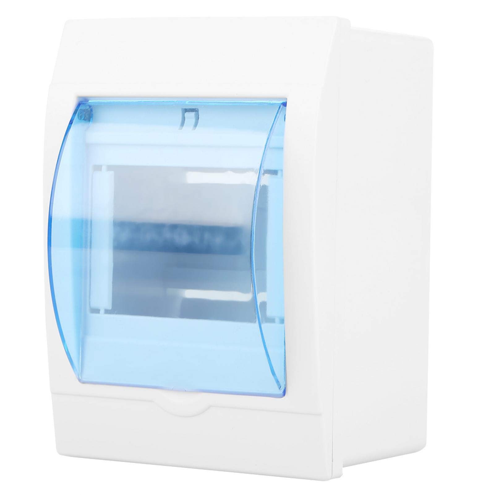 3-4 Way Transparent Plastic Circuit Breaker Box - Wall Mount Power Distribution Protection Enclosure for Indoor Electrical Wiring | Home & Office Use