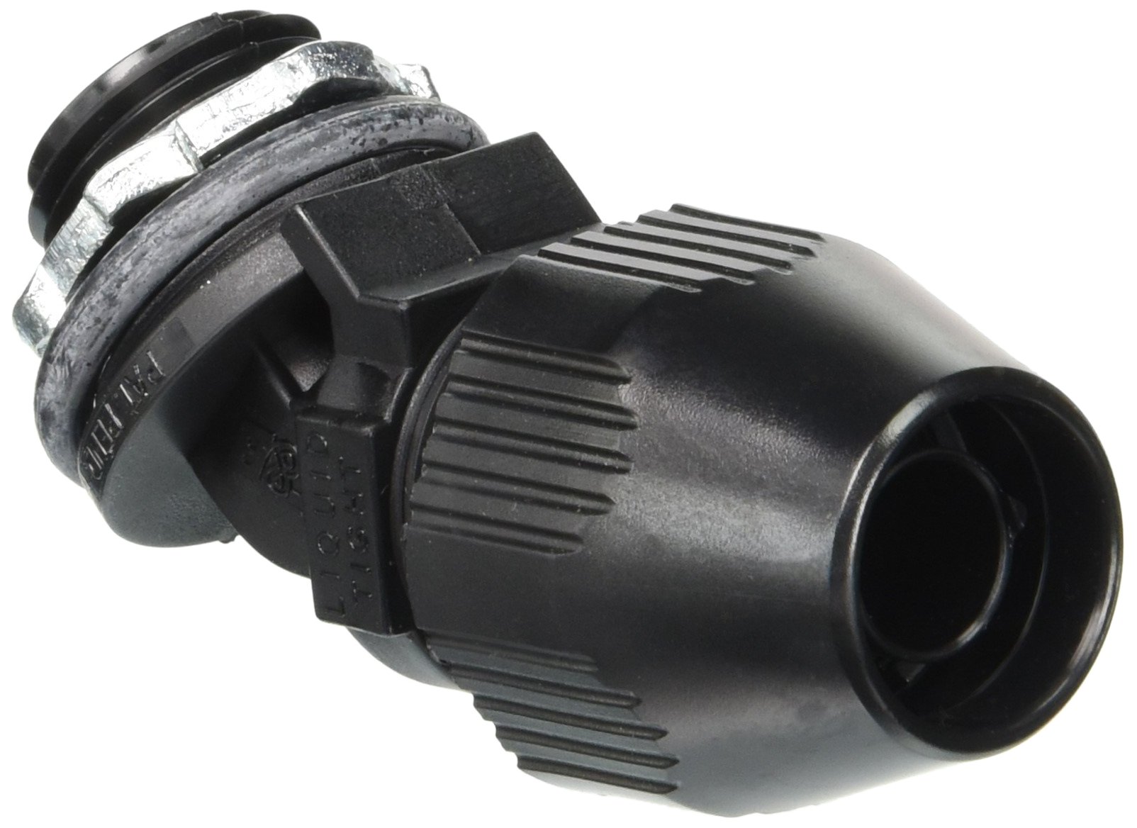 Thomas & Betts LT438P 45 Degree Plastic Electrical Connector - Pack of 10 for Secure Wiring in HVAC, Industrial and Residential Applications